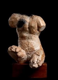 Torso, 1990  - Earthenware, 25 x 20 x 20 cm  - Auction Dipinti, Disegni e Sculture dal XIX al XXI secolo e Collezione Cornelio Di Marzio - Bertolami Fine Art - Casa d'Aste