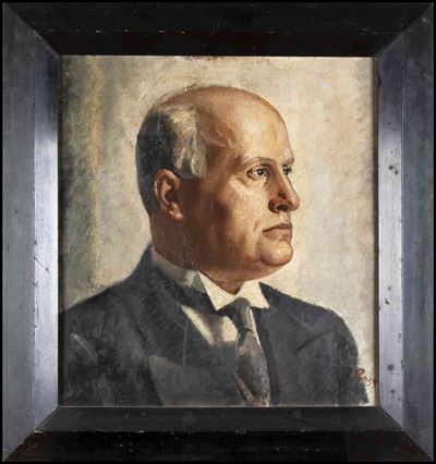 Leonetta Cecchi Pieraccini (1882-1977) Ritratto di Benito Mussolini