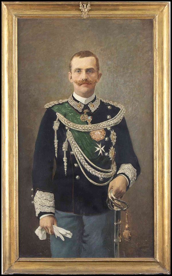 Ritratto di Vittorio Emanuele III...