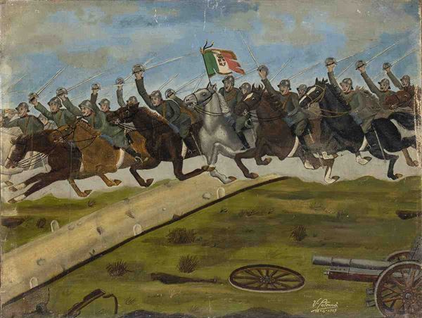 Cavalry charge, 1919...
