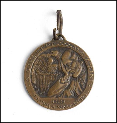 Medaglia Commemorativa Giuseppe Mazzini