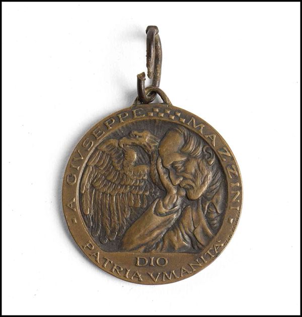 Giuseppe Mazzini commemorative medal...