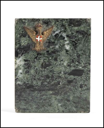 Fremacarte Decorato con Distintivo della Scuola di Stato Maggiore Re
