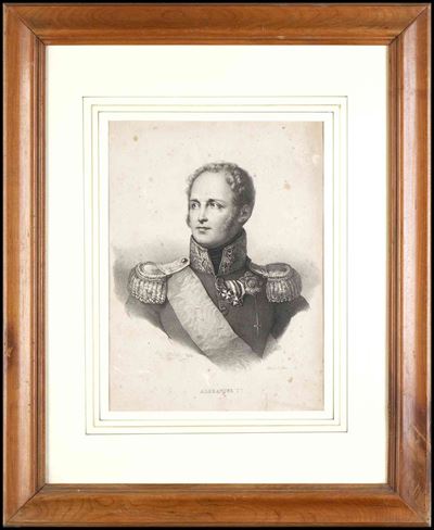 Charles Motte (1785-1836) Ritratto di Zar Alessandro II