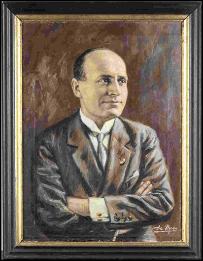 Ritratto di Benito Mussolini