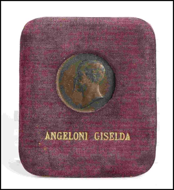 Medaglia in bronzo del Istituto Nazionale per le figlie dei militari italiani