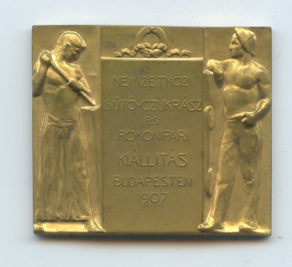 Placchetta Mostra Nazionale Budapest 1907