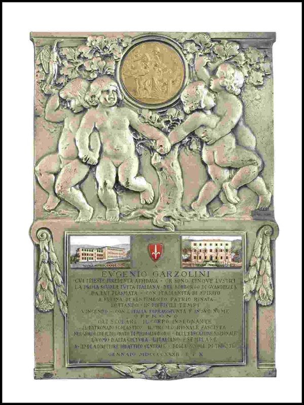 Trieste commemorative plate...
