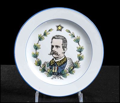 Piatto Patriottico Umberto i
