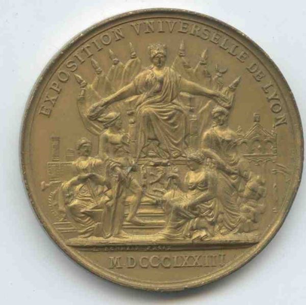 Medaglia Esposizione universale, Lyon 1873...