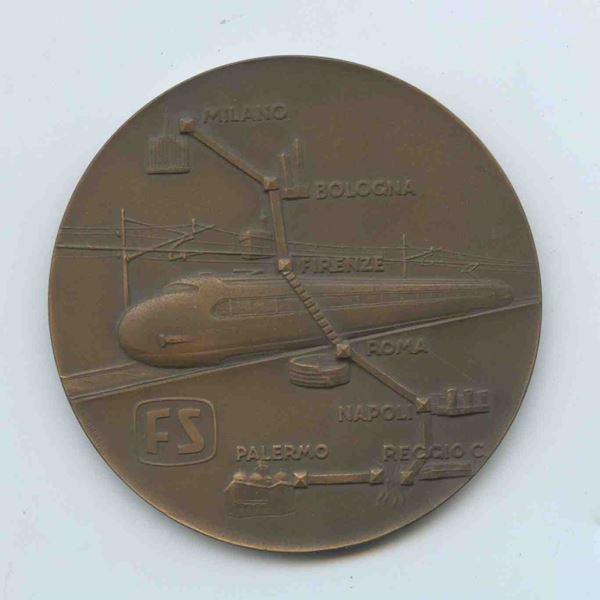 Medaglia commemorativa FS 25/06/70...