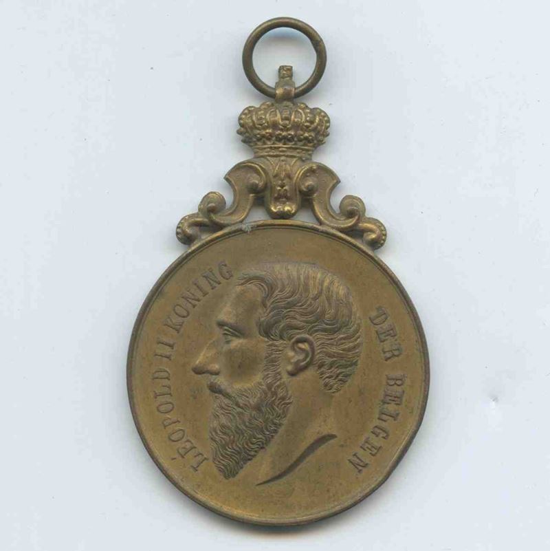 Medaglia Commemorativa Leopoldo II di Belgio