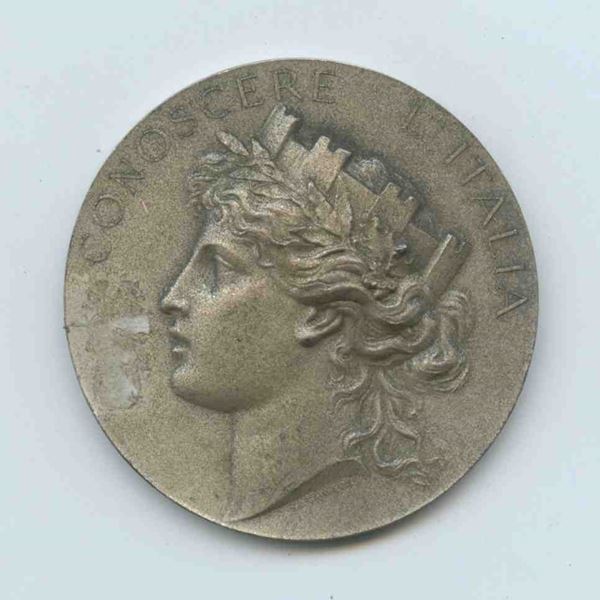 Medaglia commemorativa Touring Club Italiano, sessantennio della fondazione, 19...