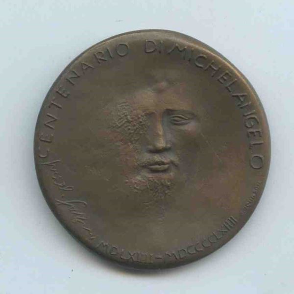 Medaglia commemorativa Michelangelo, 1965...