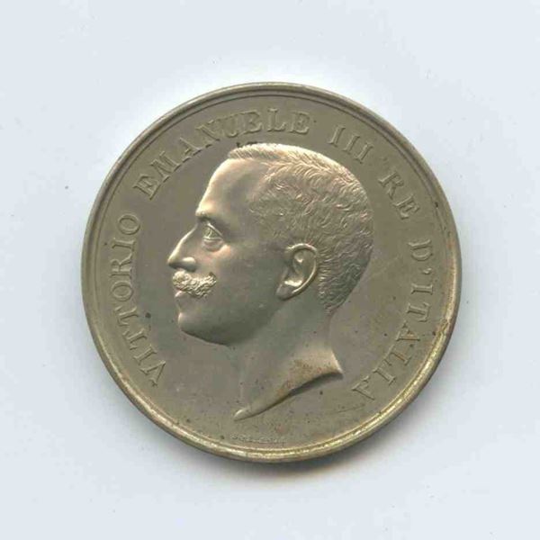 Medaglia commemorativa Vittorio Emanuele III, pubblica istruzione...