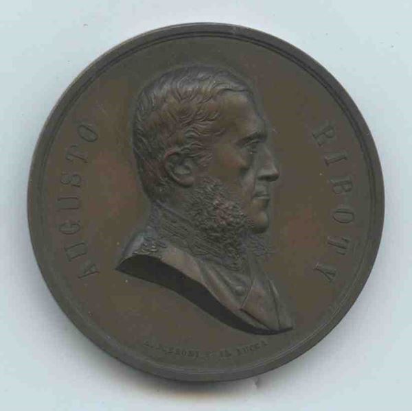 Medaglia commemorativa Augusto Riboty...