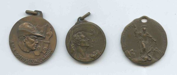 Lot of 3 Touring Club medals...