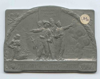 Placchetta Fratellanza D'armi 1915-1916