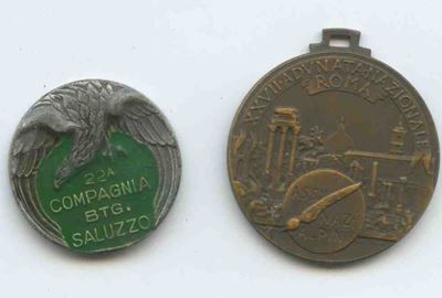 Medaglia e Distintivi Alpini