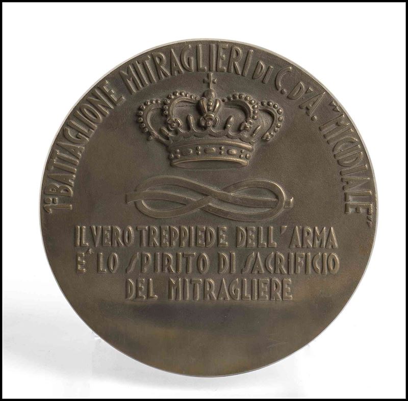 Placca 1° Battaglione Mitraglieri di C. D'a. "micidiale"