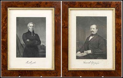 Lotto di Due Ritratti: Sir Arthur Wellesley, i Duca di Wellington e Otto Von Bi