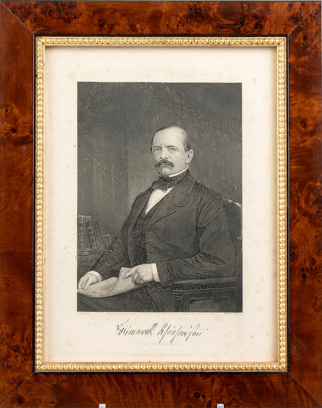 Lotto di Due Ritratti: Sir Arthur Wellesley, i Duca di Wellington e Otto Von Bi