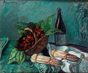 PIETRO MARRUSIG (Trieste, 1879 - Pavia, 1937) : Still life, 1930 ca.   - Oil on board, 50 x 60 cm  - Auction Dipinti, Disegni e Sculture dal XIX al XXI secolo e Collezione Cornelio Di Marzio - Bertolami Fine Art - Casa d'Aste