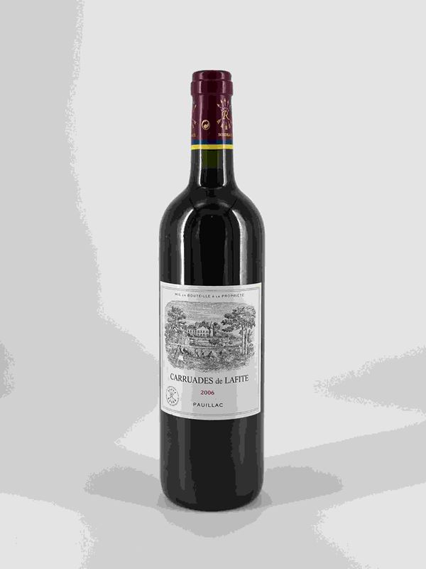 S.C. De Château Lafite Rothschild, Carruades de Lafite...  - Asta Vini e Distillati. Pregiati da Collezione e d'Annata. - Bertolami Fine Art - Casa d'Aste