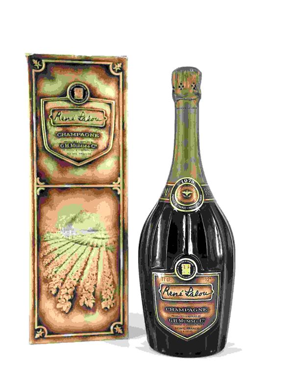 G.H. Mumm & C°. René Lalou Prestige Brut Millesime 1971...  - Auction Vini e Distillati. Pregiati da Collezione e d'Annata. - Bertolami Fine Art - Casa d'Aste