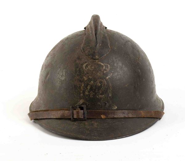 Great WarM16 helmet with Catanzaro regiment infantry frieze...