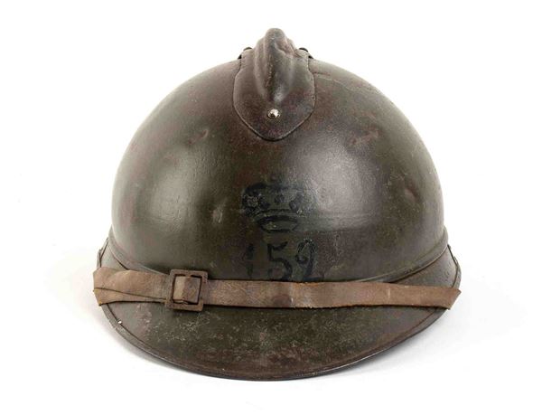 Great WarM. 15 troop helmet of the Sassari Brigade...