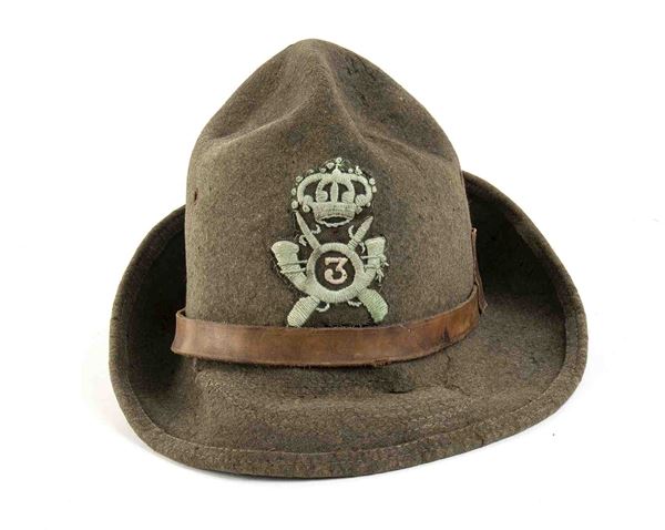 Cappello da alpino del 3° Reggimento, m.909...