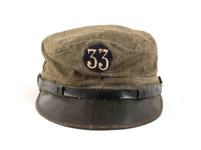 Berretto da Fatica Truppa del 33 Rgt. Fanteria, Brigata Livorno