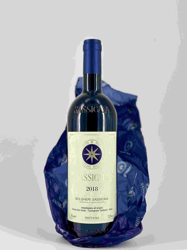 Tenuta San Guido Bolgheri, Sassicaia...  - Asta Vini e Distillati. Pregiati da Collezione e d'Annata. - Bertolami Fine Art - Casa d'Aste