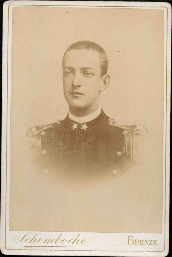 Photo of the young Duke of Aosta...