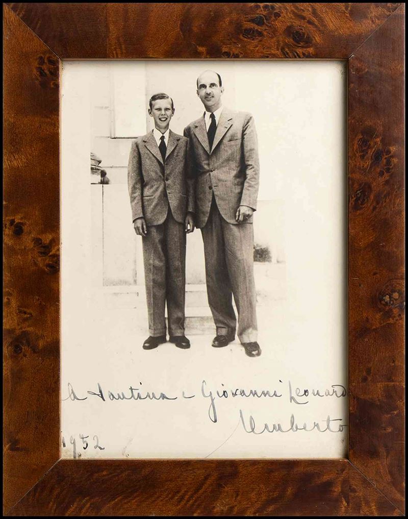 Foto con Dedica di Umberto II