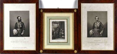 Lotto di 3 Ritratti: Sir John Eardley Eardley-wilmot; Louis Charles Antoine Des