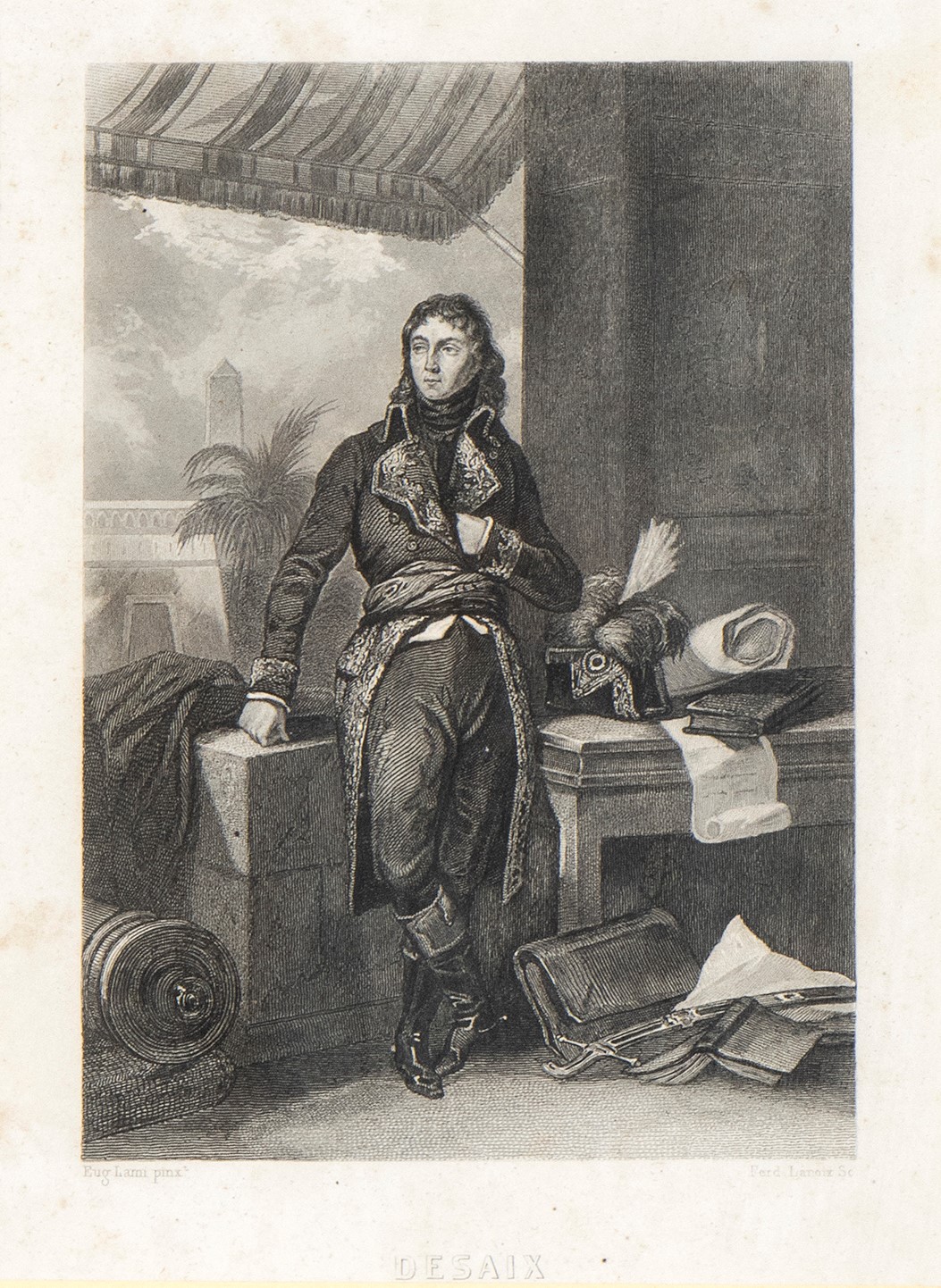 Lotto di 3 Ritratti: Sir John Eardley Eardley-wilmot; Louis Charles Antoine Des