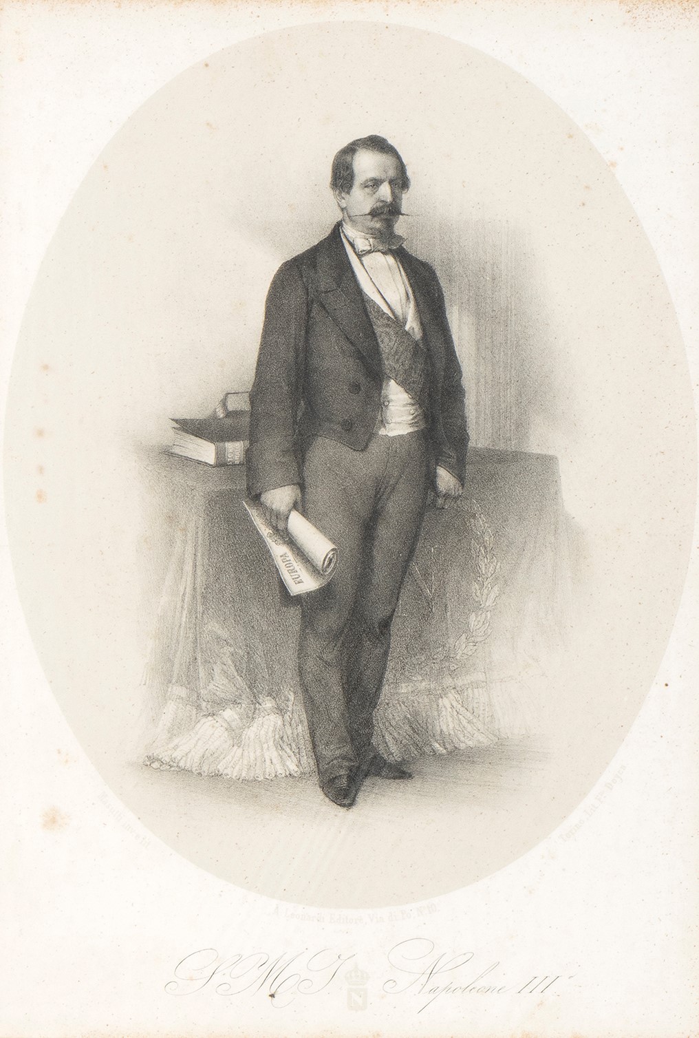 Lotto di Due Ritratti: Vittorio Emanuele e Napoleone III