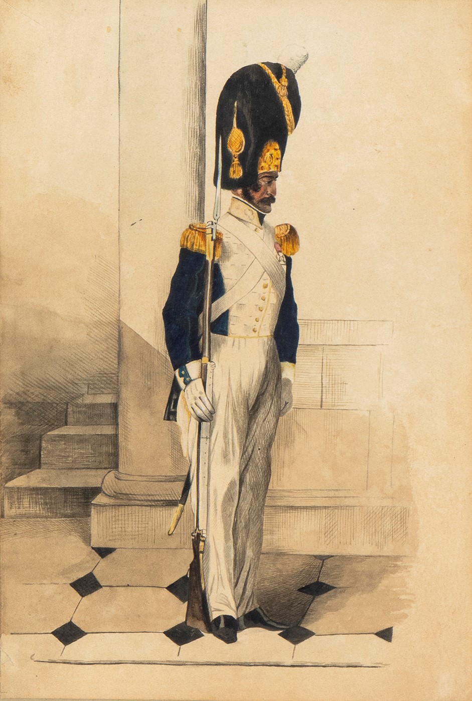 Ritratto di Grantiere e di Corazziere Francese