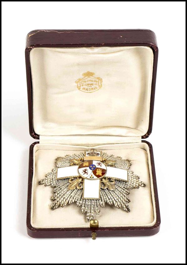 Cruz Blanca for Military Merit, Alfonso XIII...