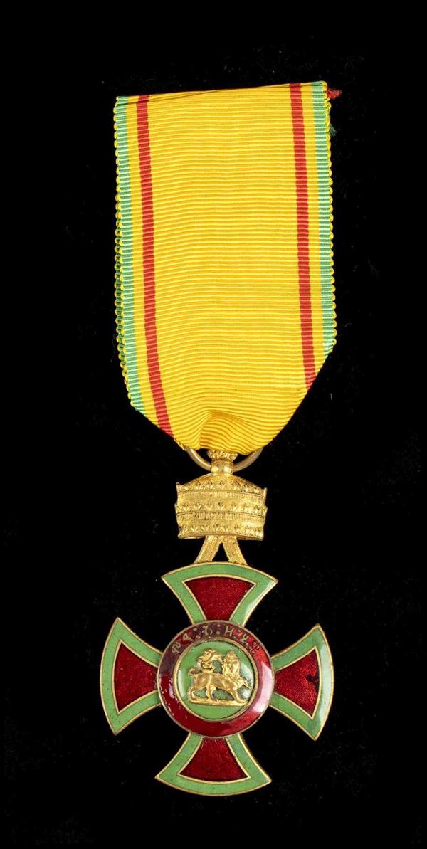 Order of Menelik, knight's insignia...