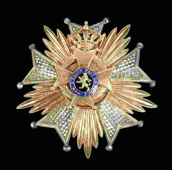 Order of the Leopold, grand cross plaque...