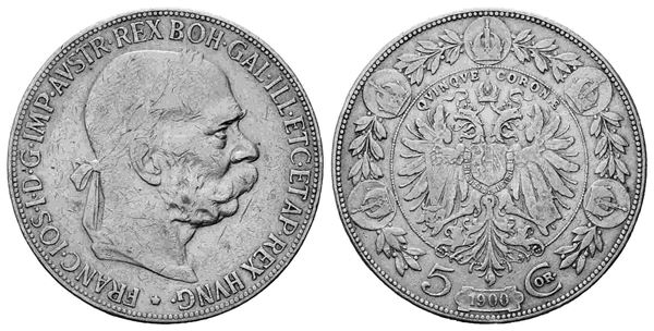 AUSTRIA. Francesco Giuseppe (1848-1916). 5 Corone 1900. Ag (23,84 g). BB...