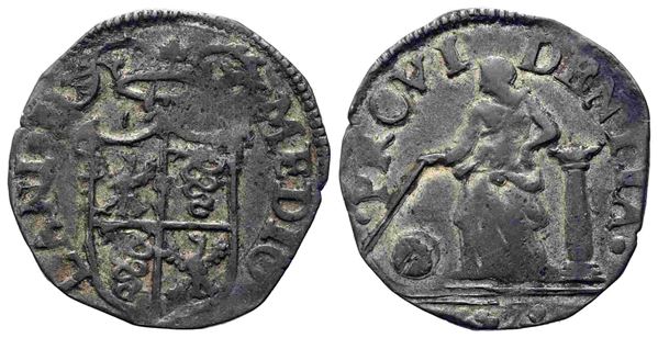 MILANO. Governo Spagnolo (1656-1700). Parpagliola. Mi (2,08 g). BB+...