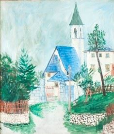 Adriano Spilimbergo - Veduta di Chiesa