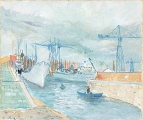 Porto di Livorno, 1937