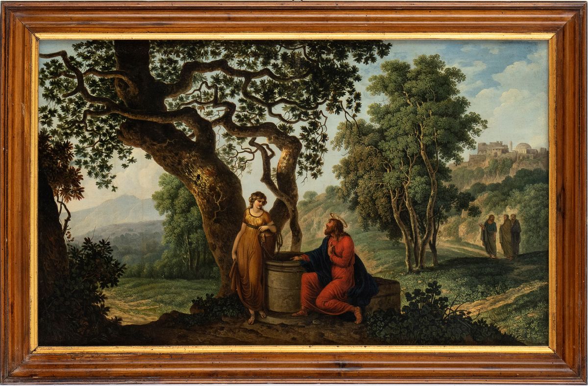 Carlo Labruzzi - Cristo e la Samaritana al Pozzo