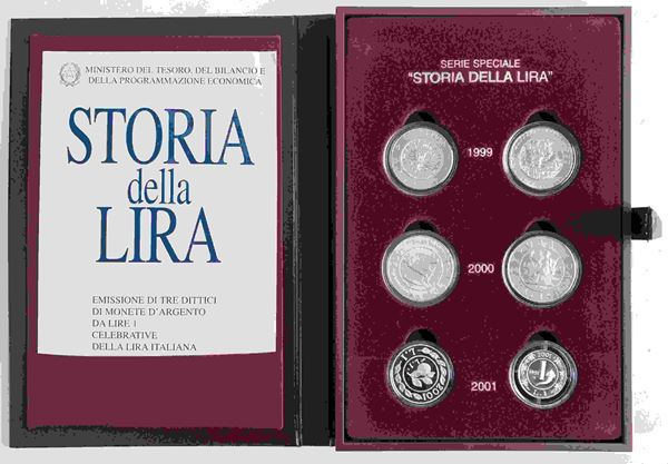 REPUBBLICA ITALIANA. Monetazione in lire. Lotto composto da n. 2 serie division...  - Auction Monete e medaglie moderne Italiane ed Estere - Bertolami Fine Art - Casa d'Aste