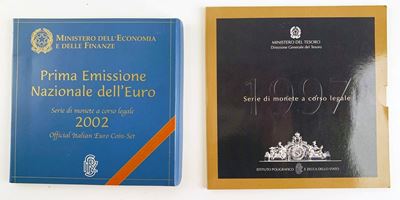 Repubblica Italiana. Interessante Lotto Composto da N. 8 Serie Divisionali in Fdc (con Argenti): ...